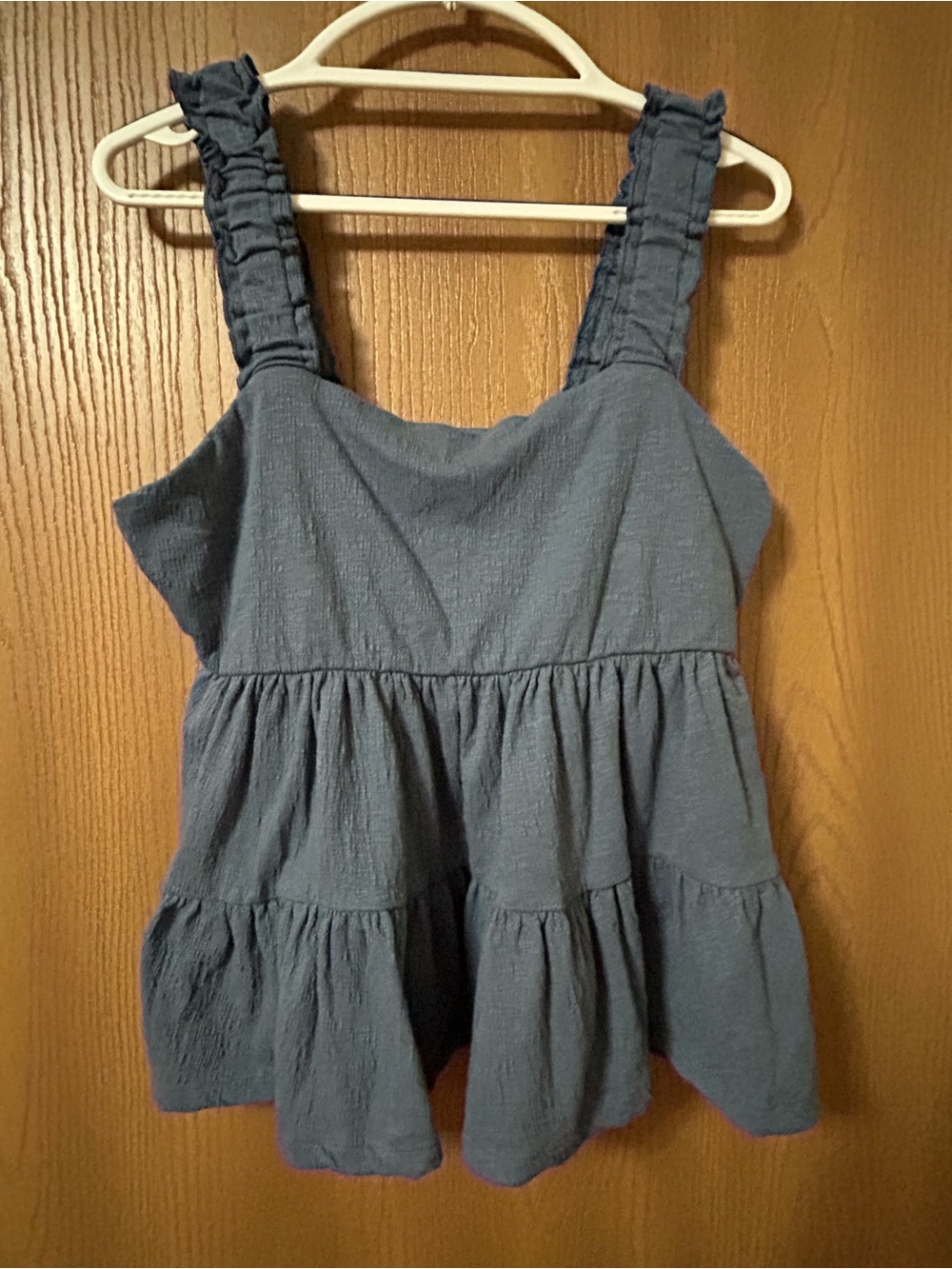 SO Ruffly Tiered Tank Top